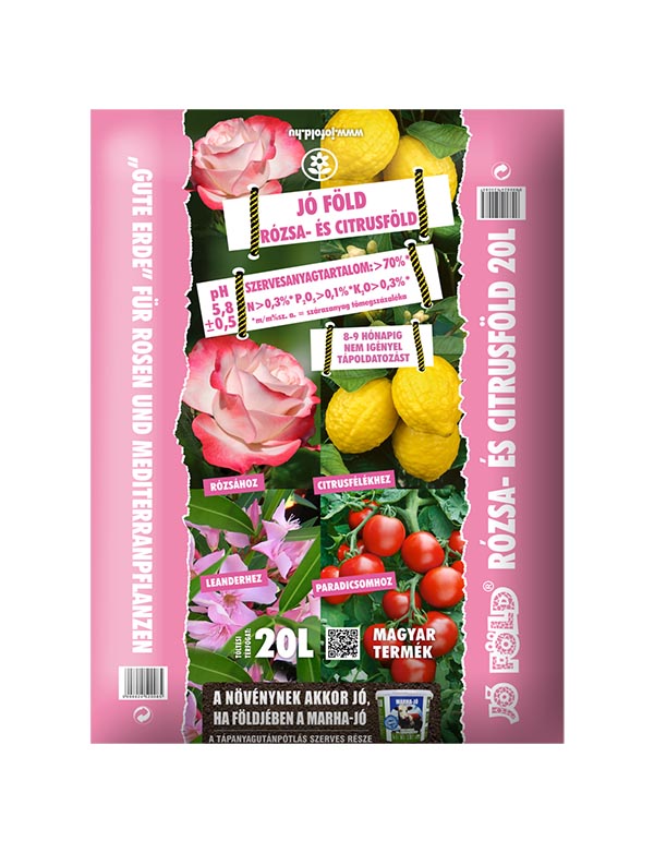 Potting soil Good-Green Rose and citrus soil 20 l