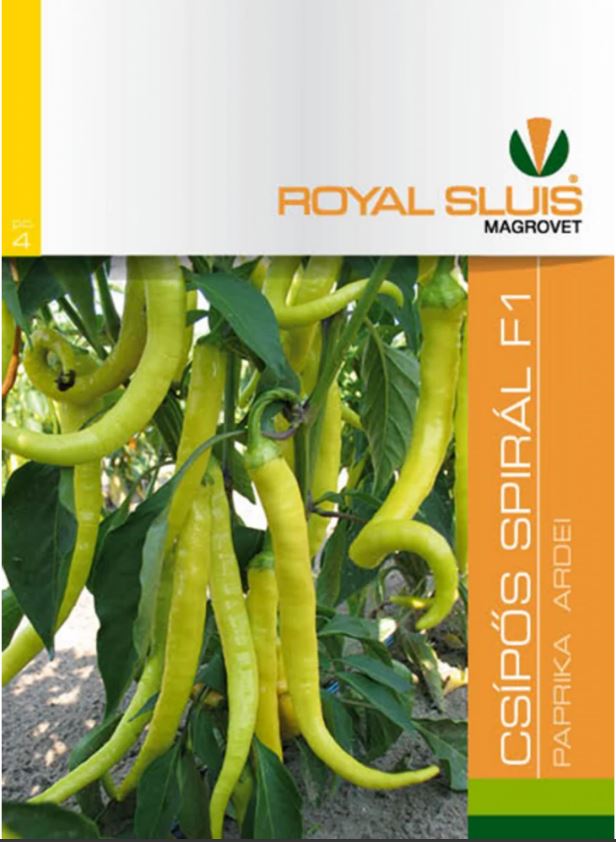 Hot sweet peppers Spiral F1 0,4g Royal Sluis