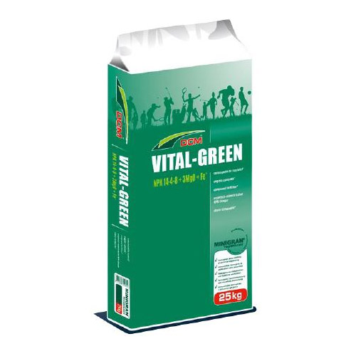 DCM Vital zelena 14-4-8+3 MgO+Fe+mikroelementi 25 kg